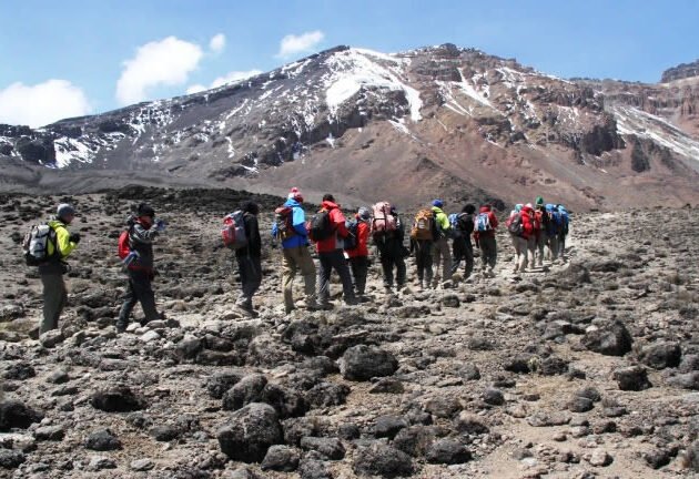 6 days Machame route