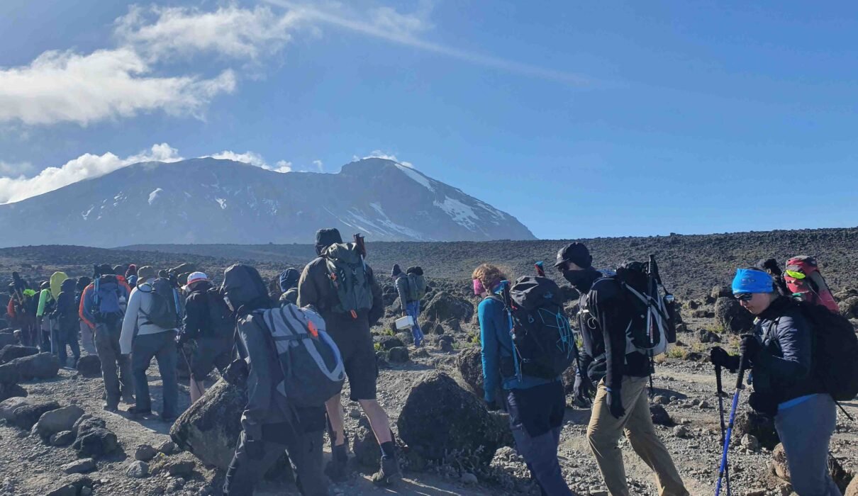 Machame 6 days climbing