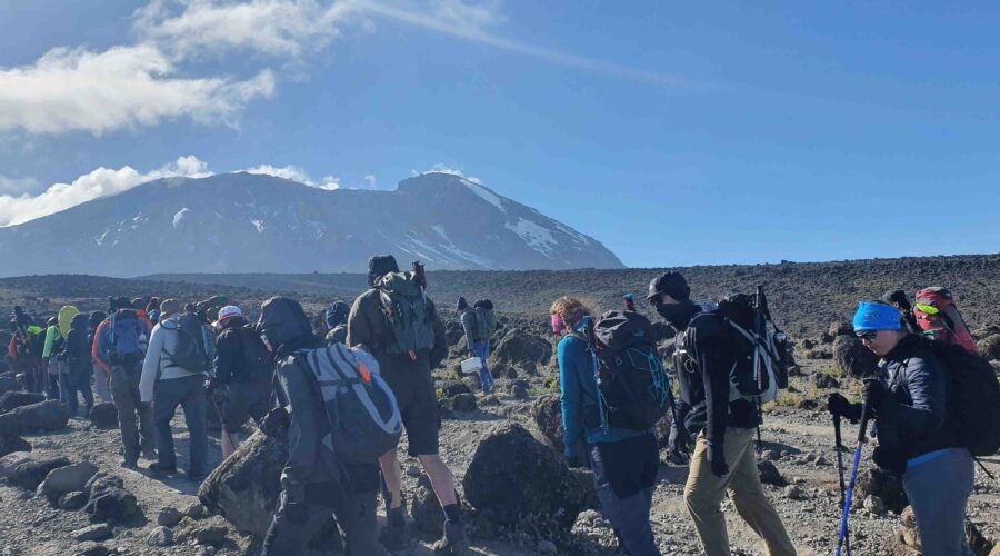 Machame 6 days climbing