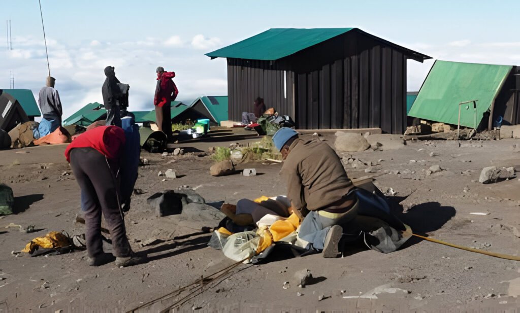 Shower When Climbing Kilimanjaro