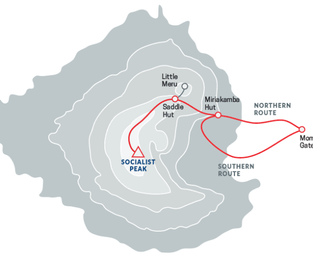 4 Days Mount Meru Climb – Momella Route