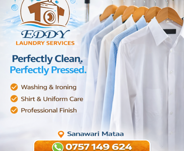 Eddy Laundry Services - Best Laundry Service in Arusha 2026/2027/2028 | 1 Trusted & Reliable Choice